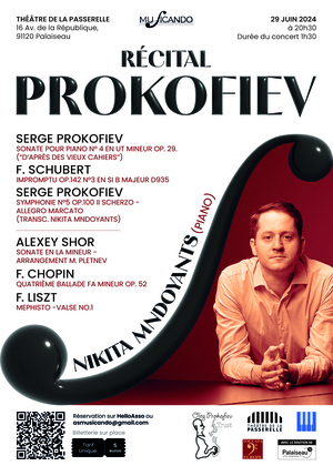 Récital Prokofiev avec Nikita Mndoyants