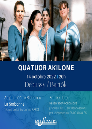Musicando et les Amis du Quatuor Akilone aux Etats Généraux de la Recherche de l'université Paris 1 Panthéon Sorbonne