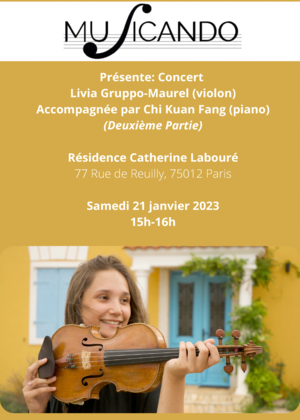 Concert (2/2) proposé avec la Résidence Catherine Labouré